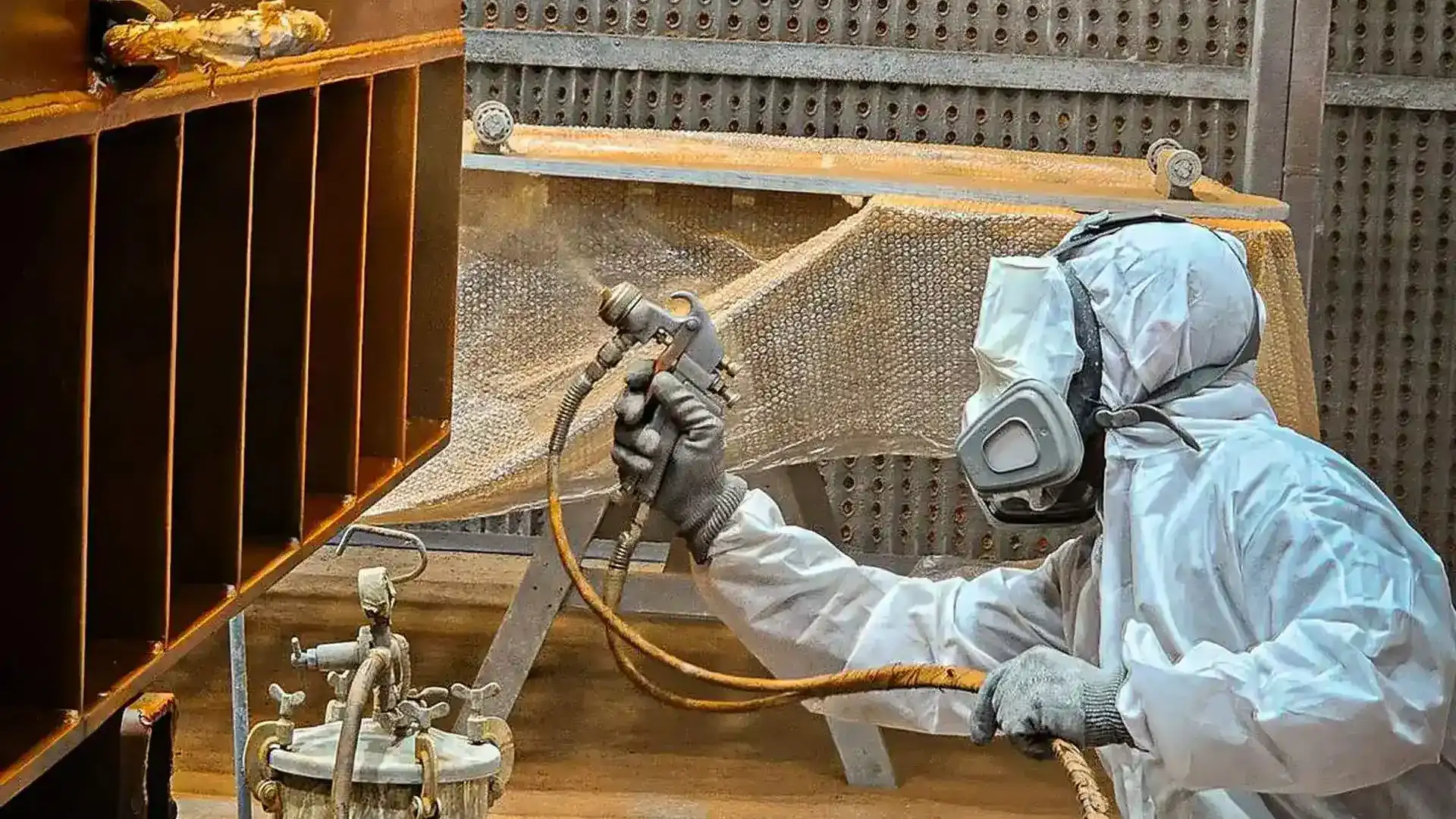 Industrial coating project hero background